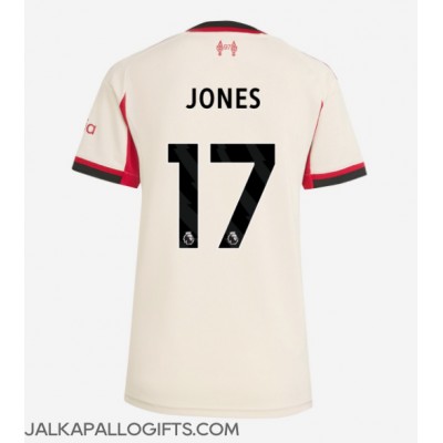 Liverpool Curtis Jones #17 Vieraspaita Naiset 2025-26 Lyhythihainen Liverpool Curtis Jones #17 Vieraspaita Naiset 2025-26 Lyhythihainen